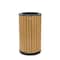 Alpine Industries 32 gal Round Outdoor Can, Cedar, Steel + Plastic wood, 20 in ALP4400-01-CD - alternate 1
